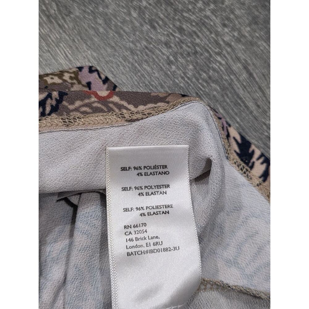 Urban Outfitters babydoll Dasha 70s Floral Mini Dress S Hippie Boho A006074 - Picture 7 of 8